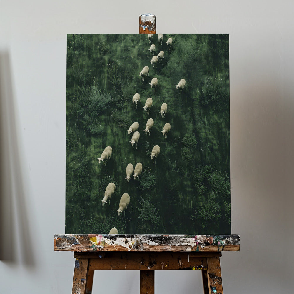 Sheep&#039;s Journey Home | Canvas