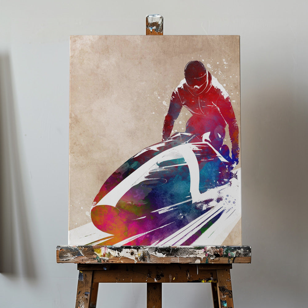 Sport Bobsleigh Art (1) | Canvas
