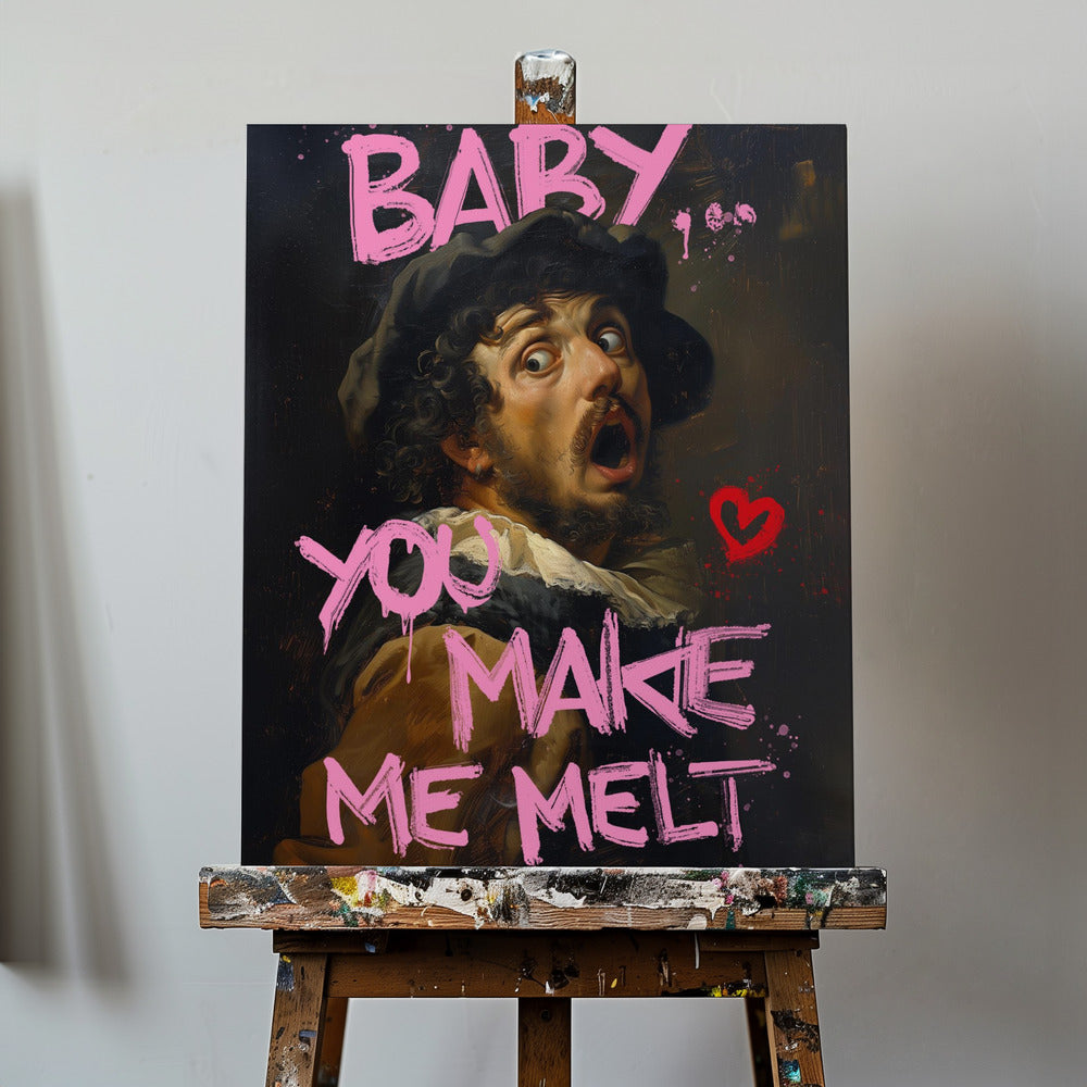 Schatje, jij laat me smelten | Canvasprints