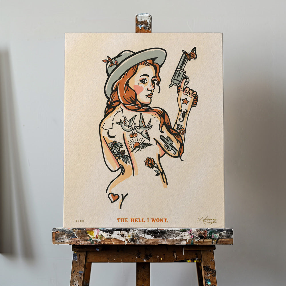 L'enfer que je n'imprimerai pas 16x20 | Tableaux sur Toile