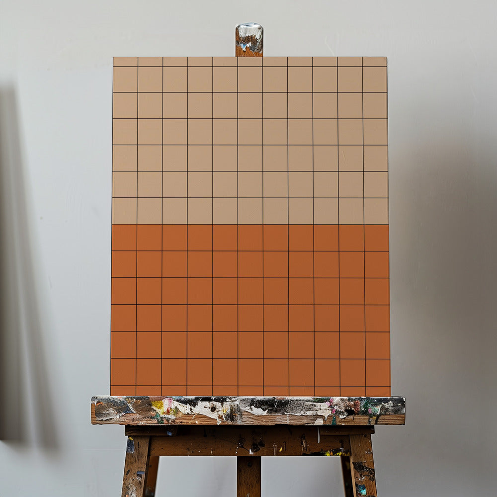 Carrés de charme d'automne | Toile