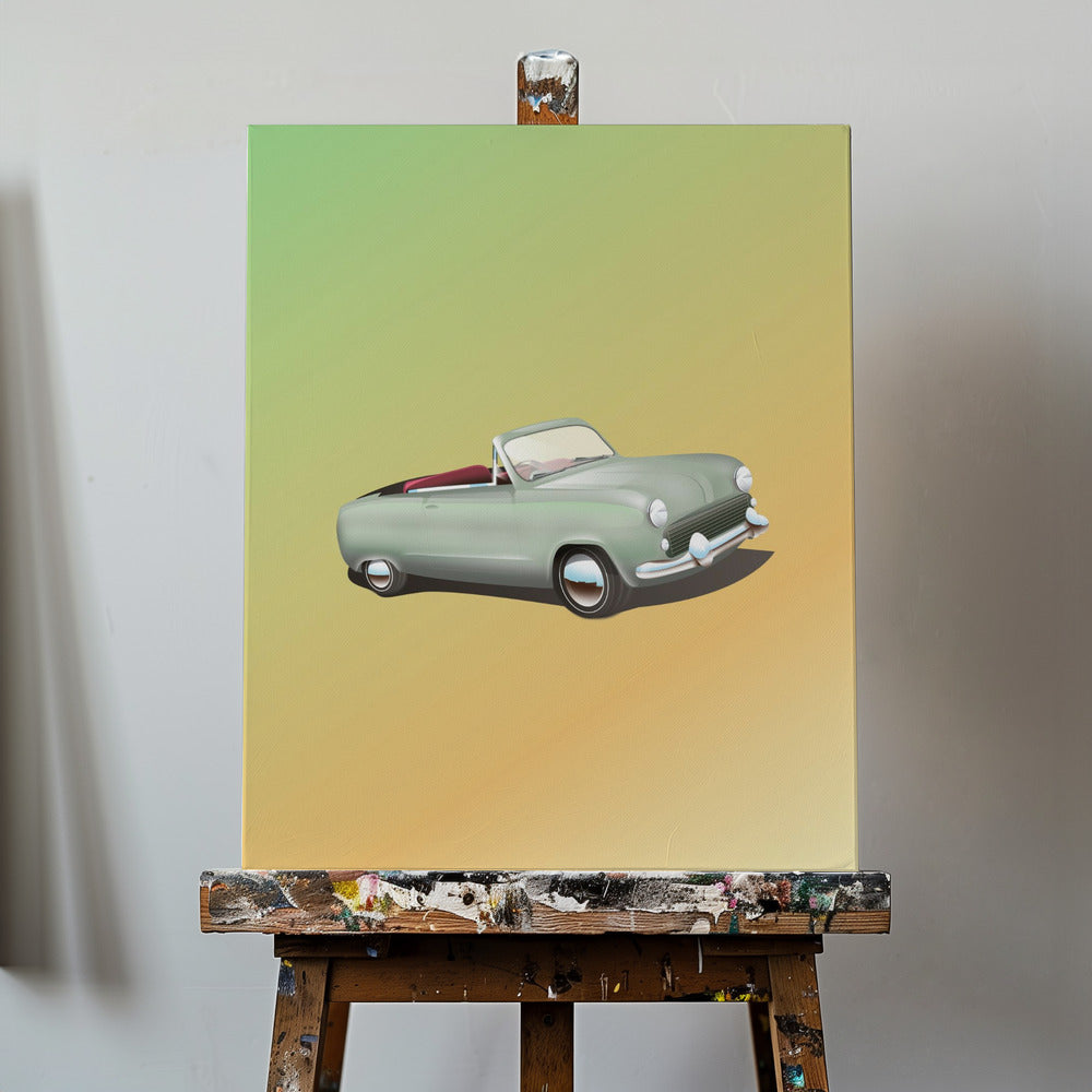 Vintage Convertible Car | Canvas
