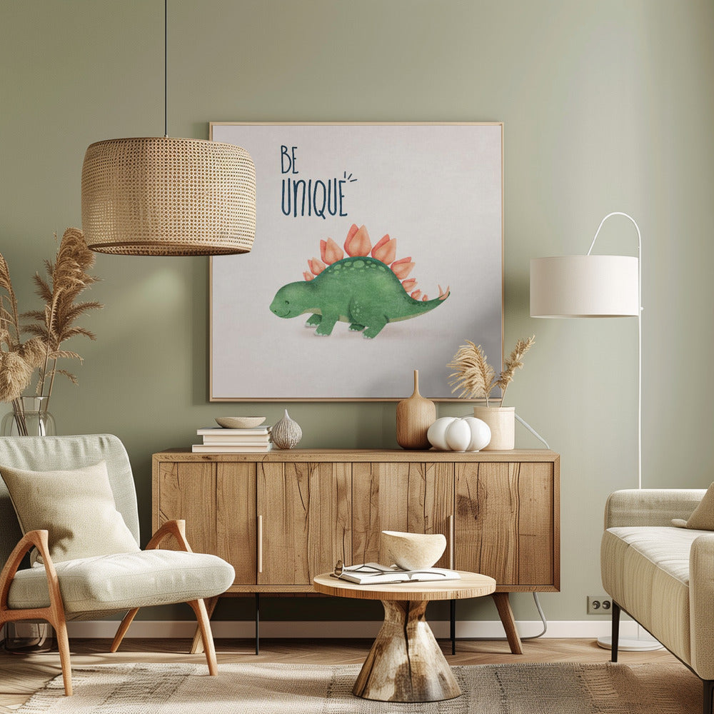 Tatalos de surface de feuille de dinosaure | Tableaux sur Toile