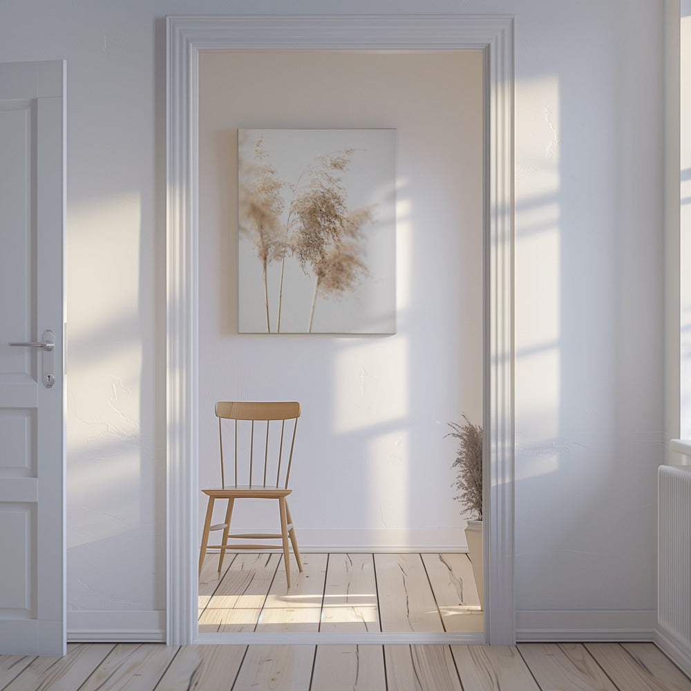 Reed Grass Grey 09 | Canvas
