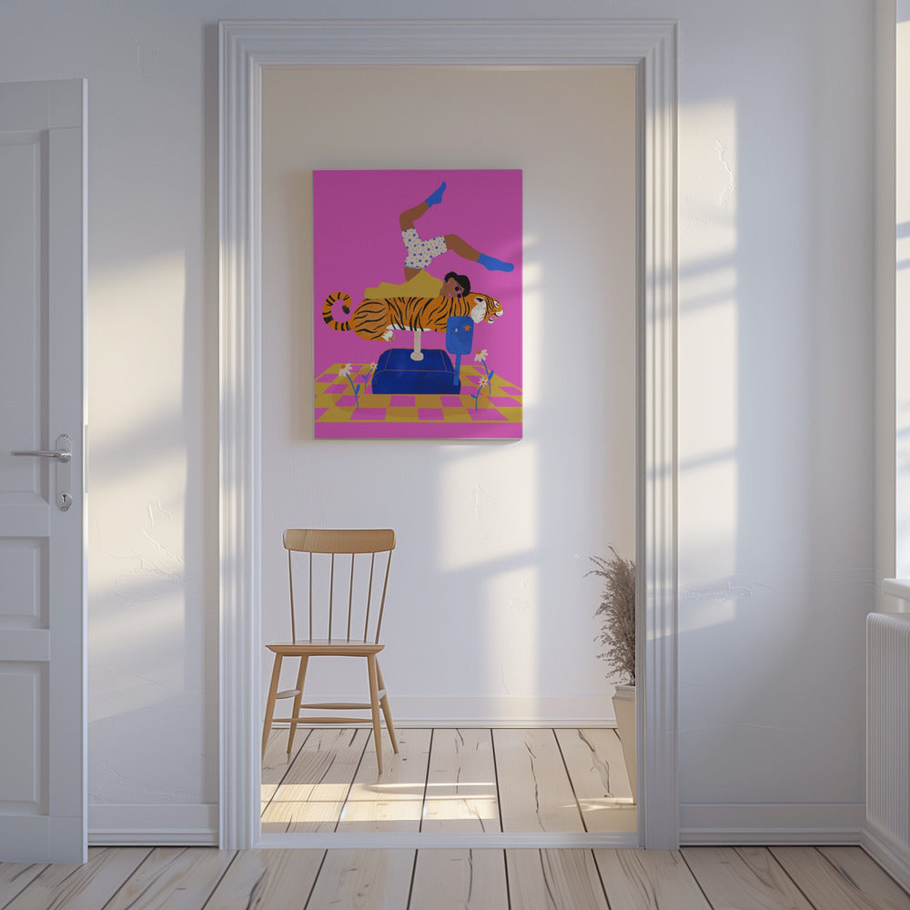 Mets un tigre dans ton cœur | Tableaux sur Toile