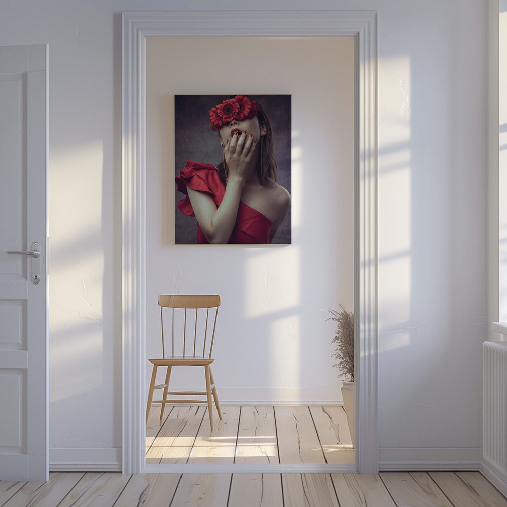 Gerberaflicka | Canvas