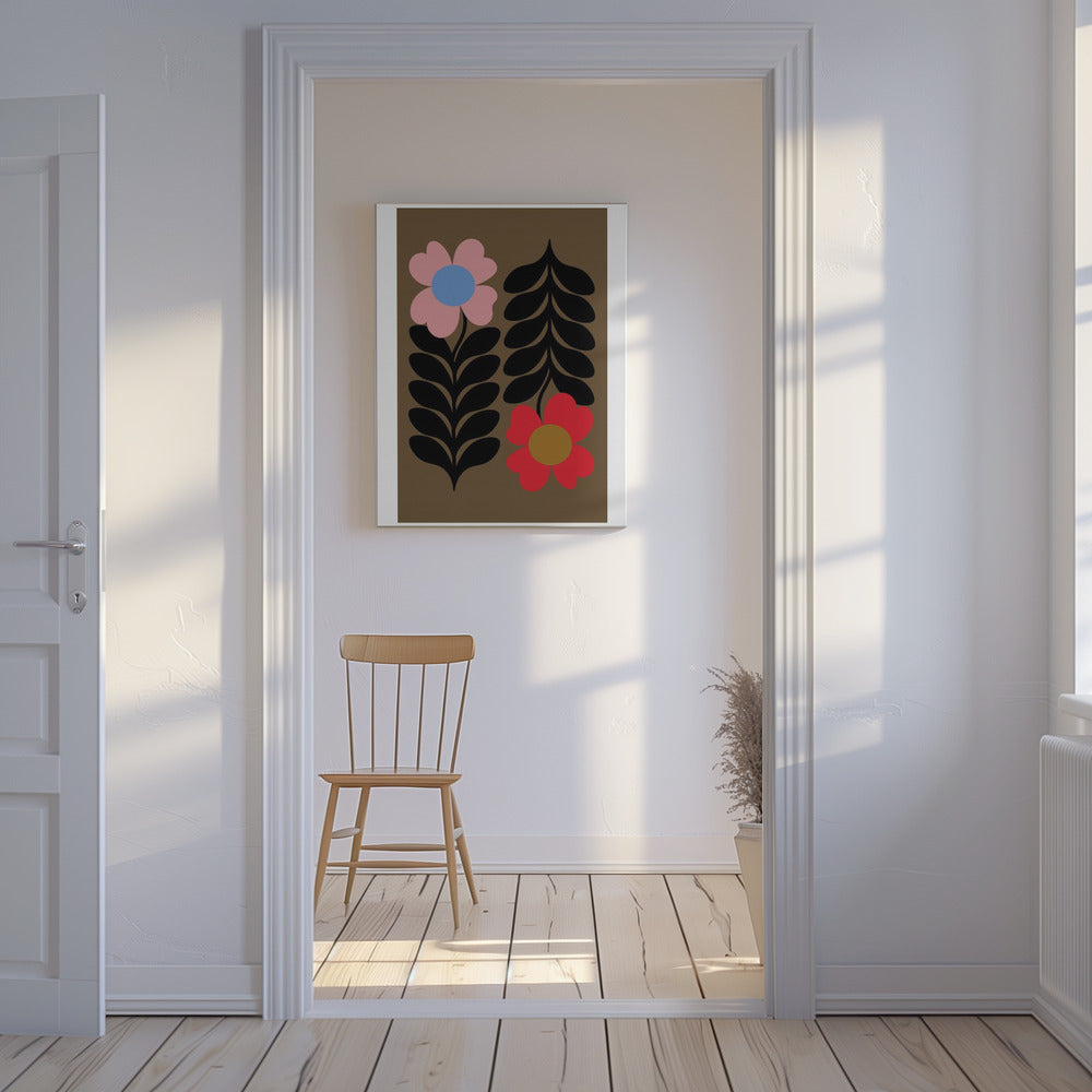 Flowers Gold | Canvas