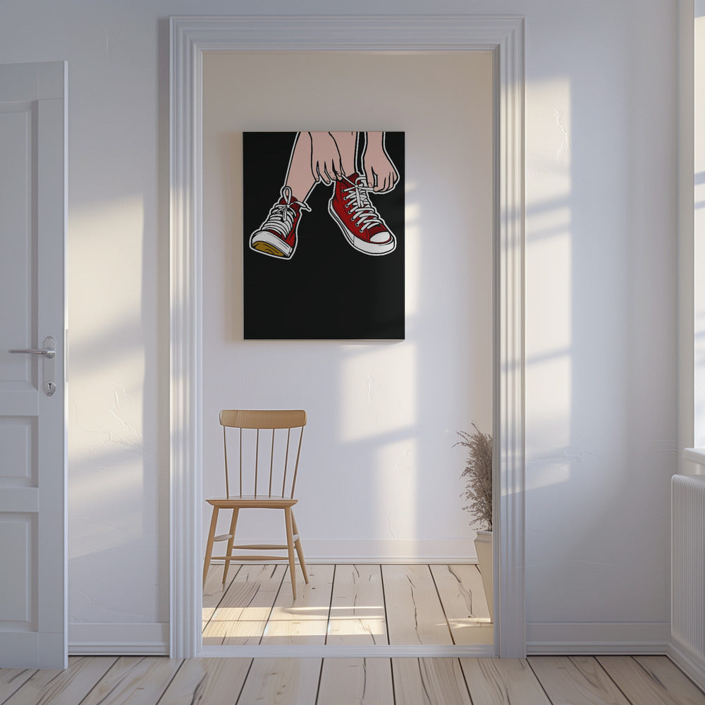 Allacciati le scarpe | Stampe su Tela