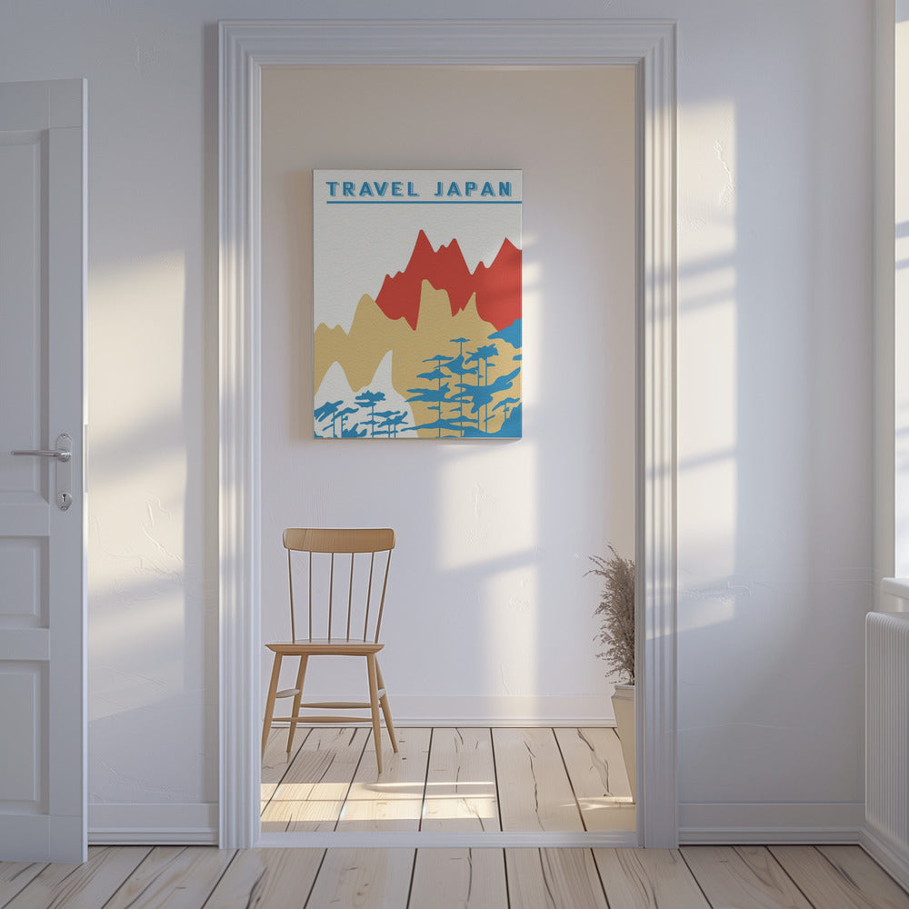 Reizen Japan Minimalisme III | Canvasprints