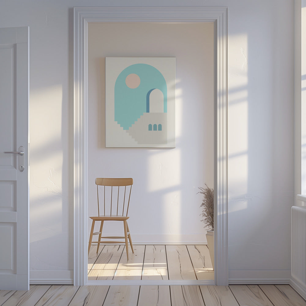 Minimale architectuur #1 | Canvasprints