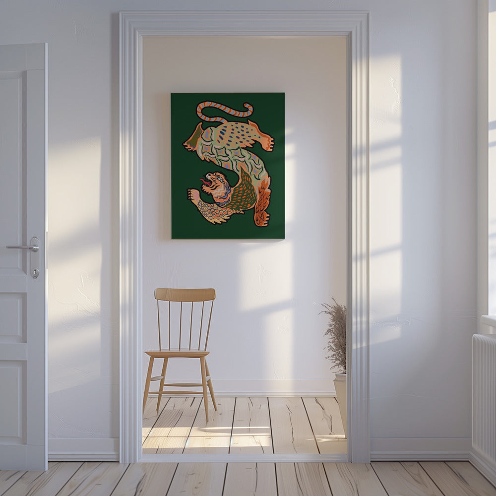 Asiantiger Green | Canvas