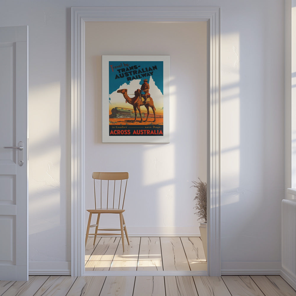 Trans-australsk jernbane Plakater - Kunsttryk | Lærredsbilleder