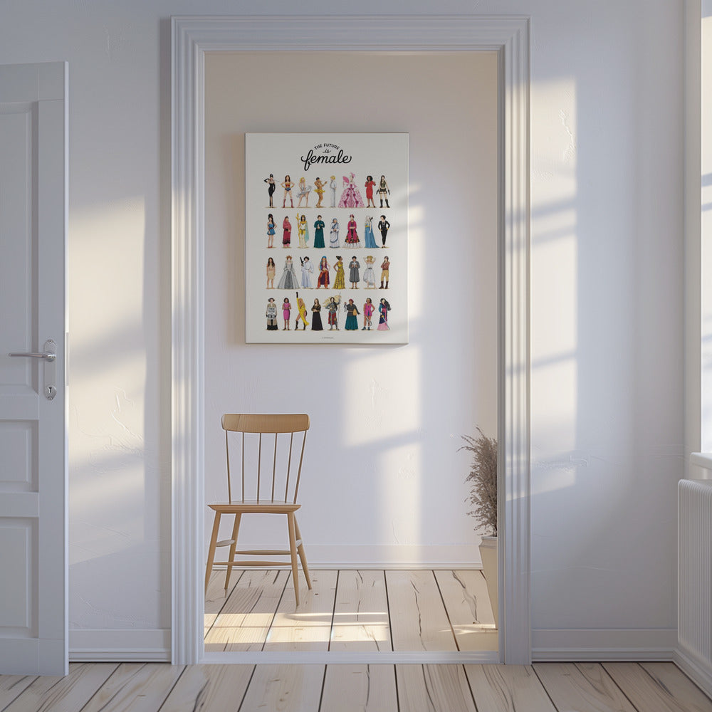 L'avenir est féminin | Tableaux sur Toile