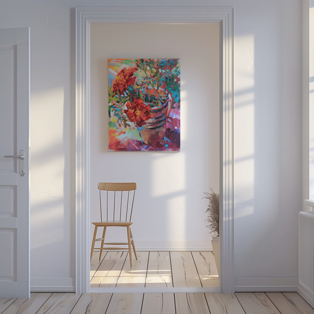 Soucis dans une tasse | Tableaux sur Toile