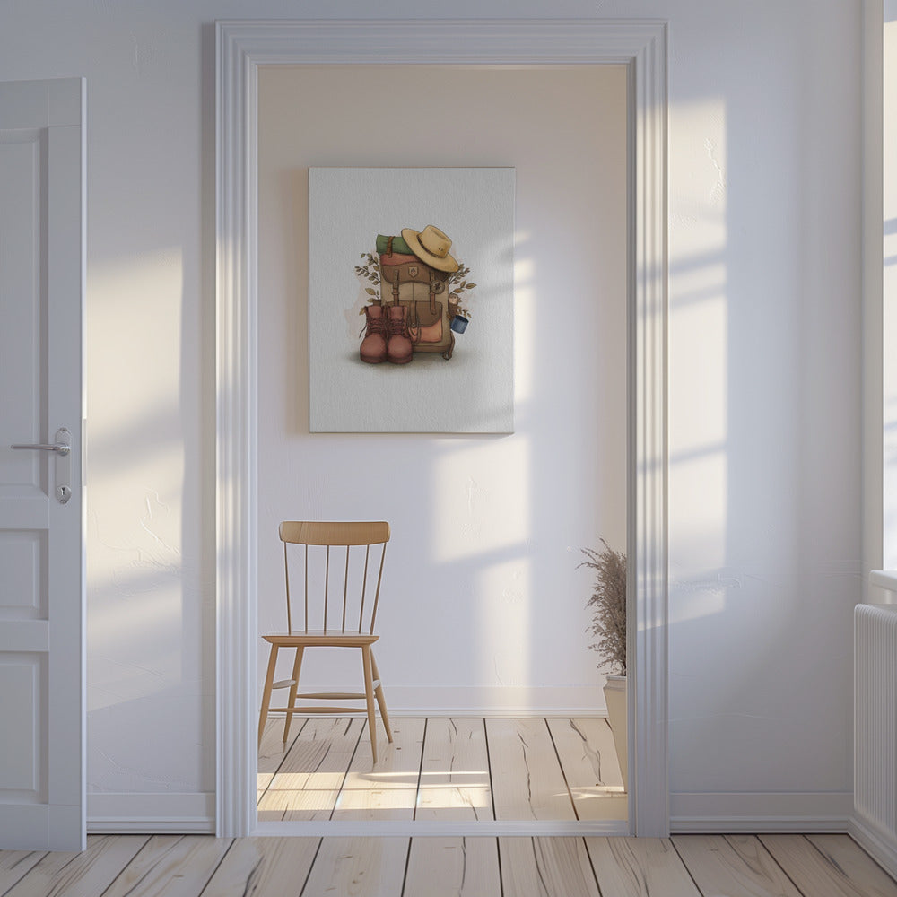 Sac à dos de voyage | Tableaux sur Toile