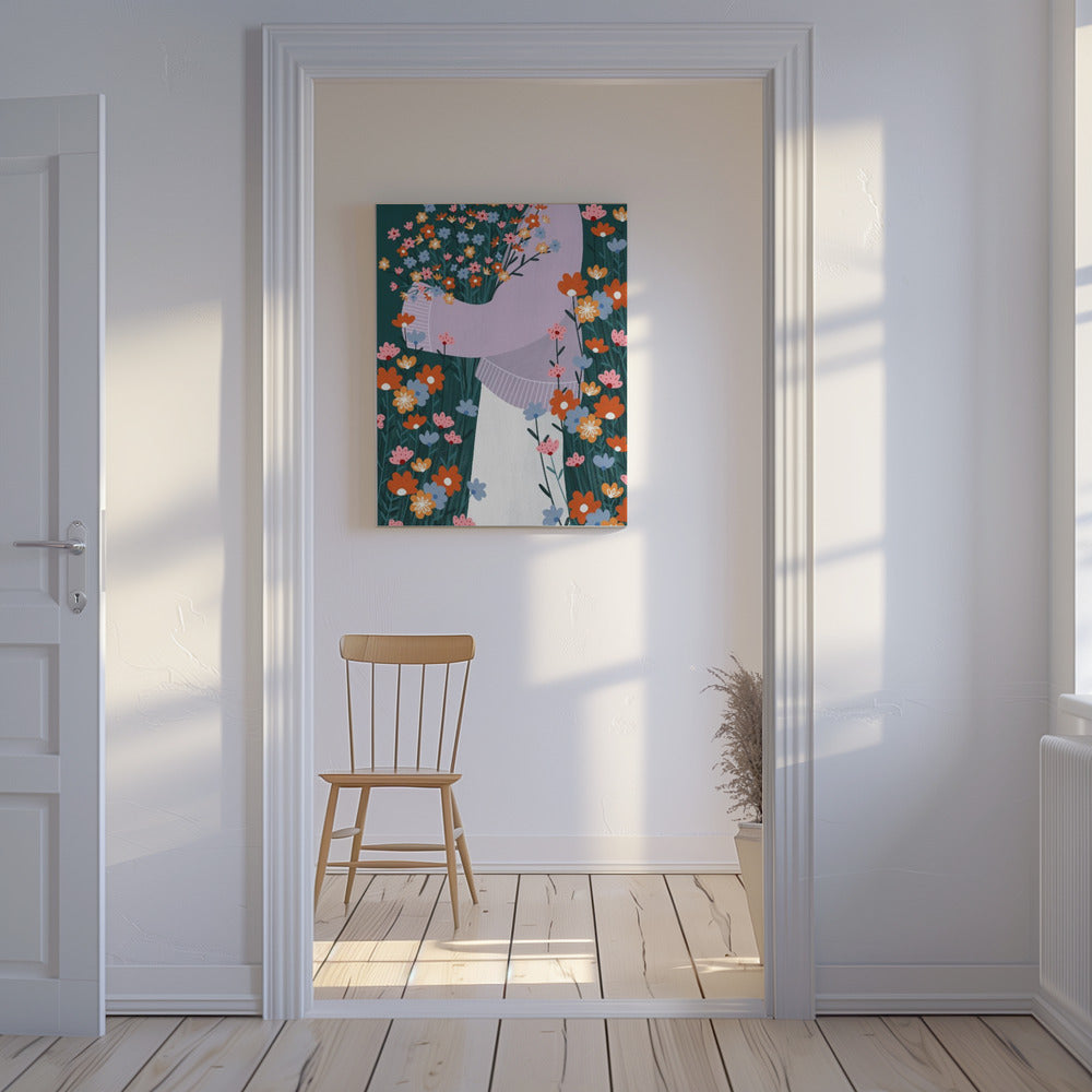 Jardin de fleurs sauvages | Tableaux sur Toile