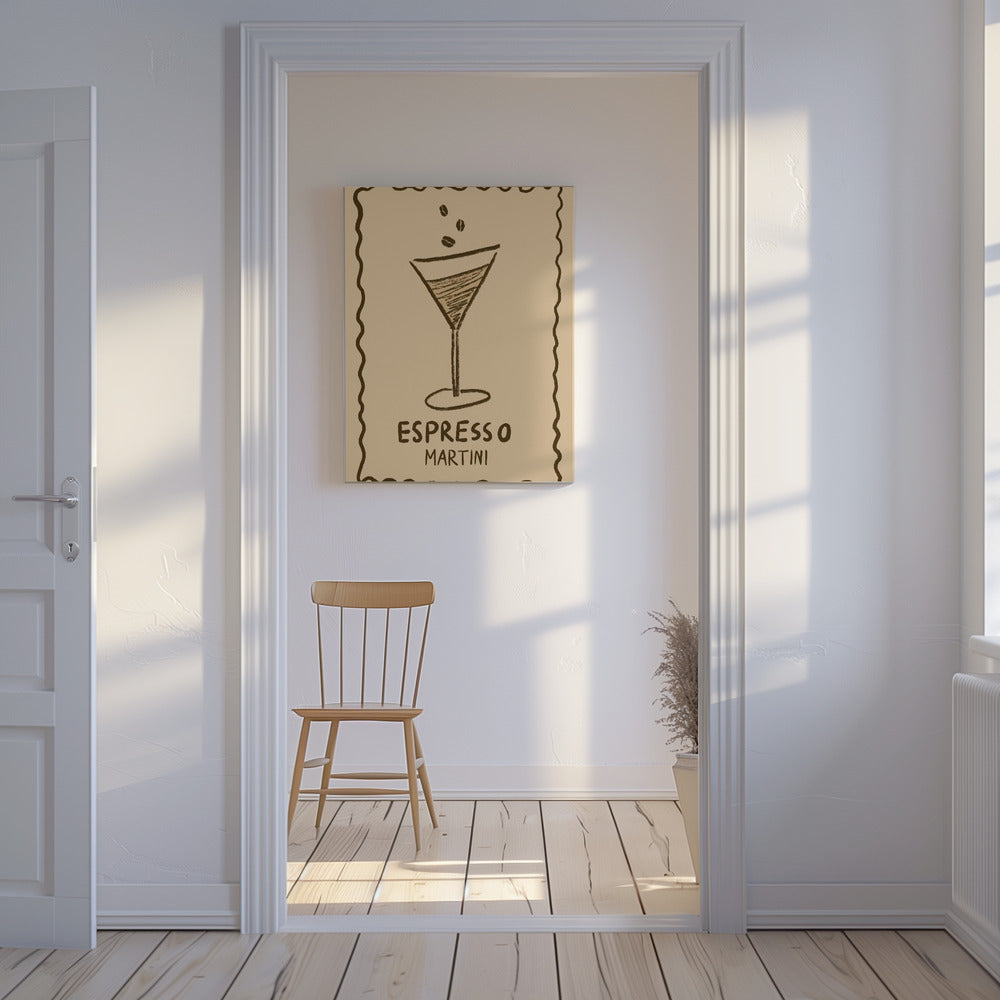 Poster Espresso Martini Up | Canvas