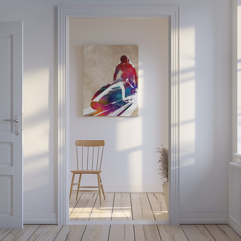 Sport Bobsleigh Art (1) | Canvas