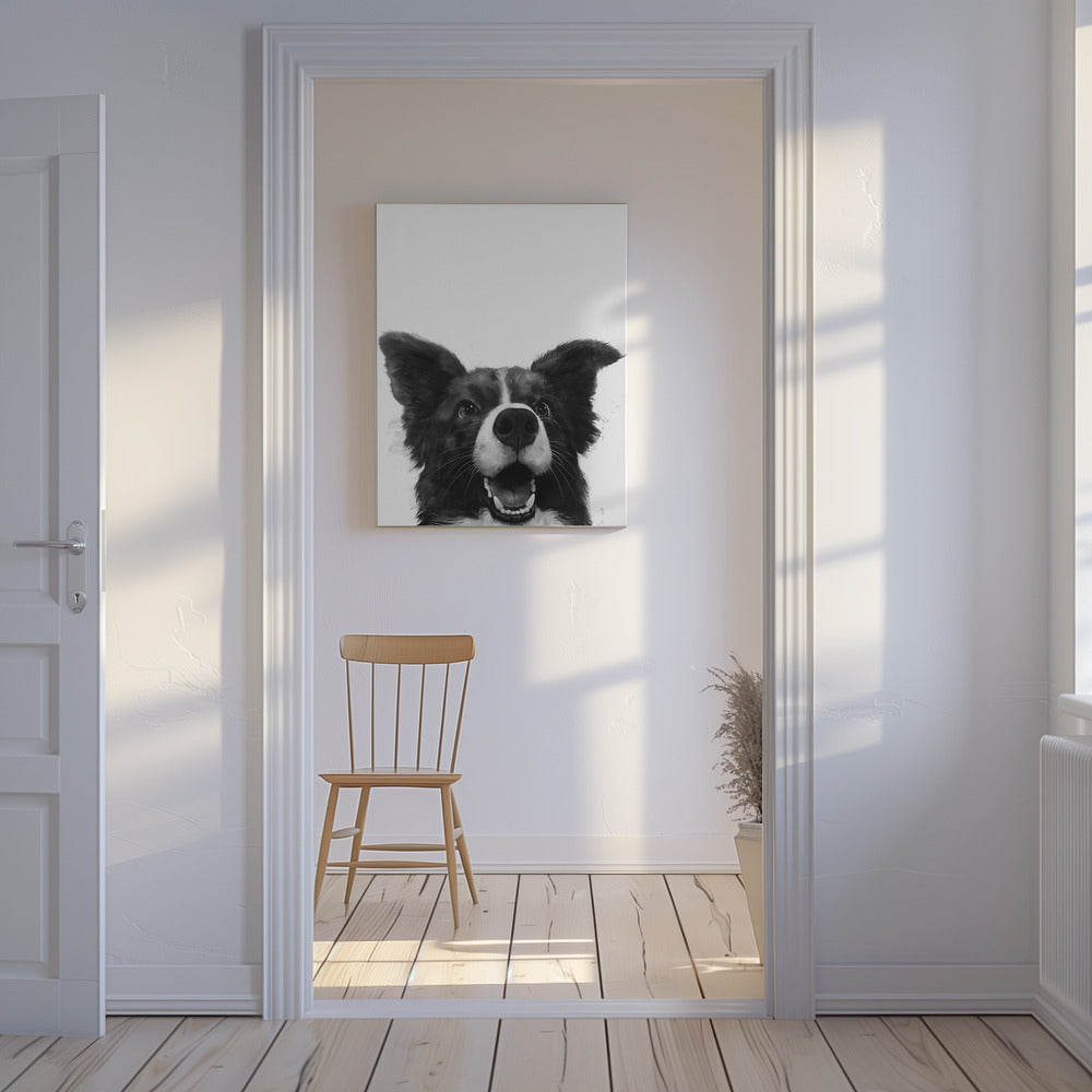 Glædesfuldt hundeblik | Lærredsbilleder