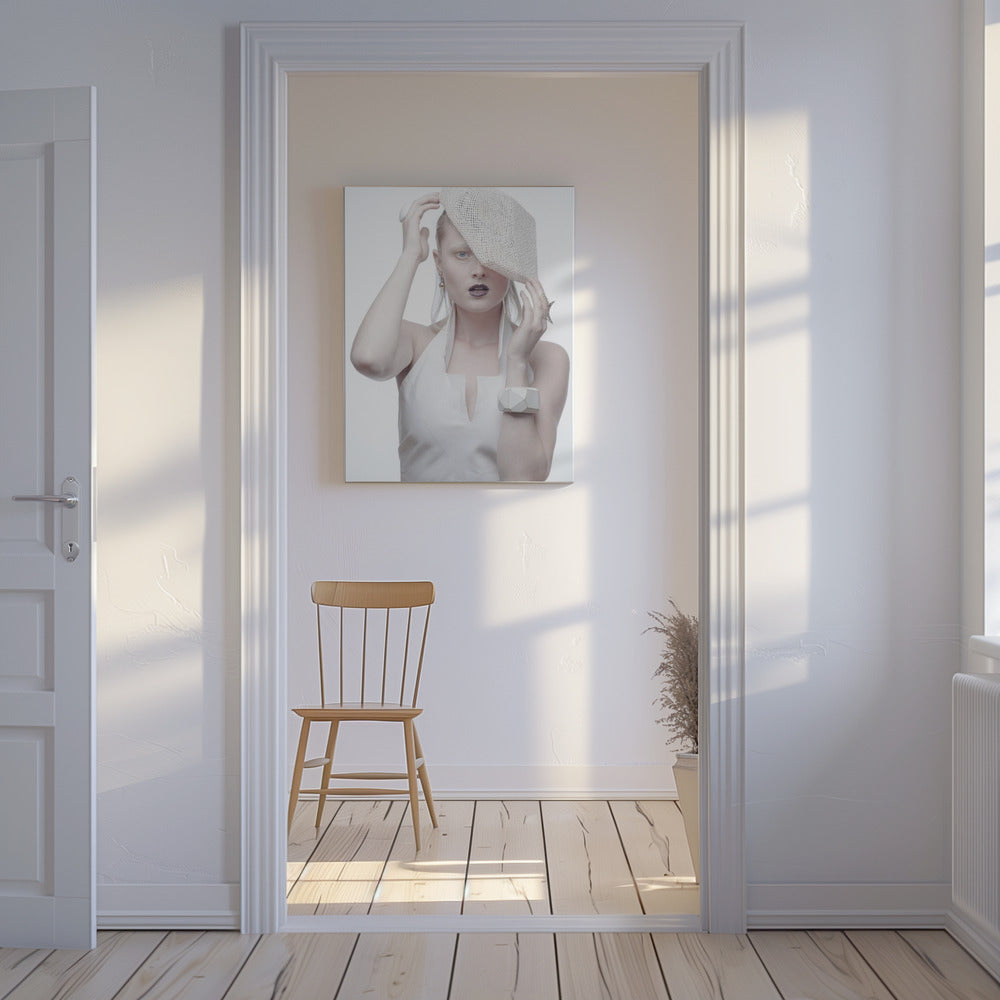 In de witte kamer | Canvasprints