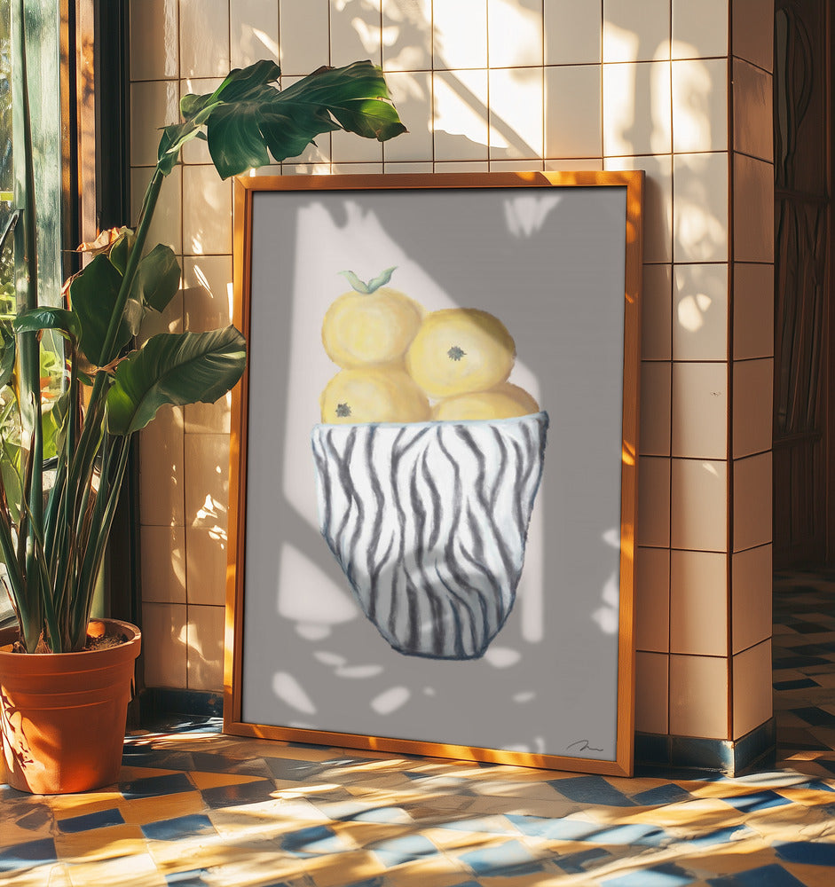 Zebra Bowl | Poster