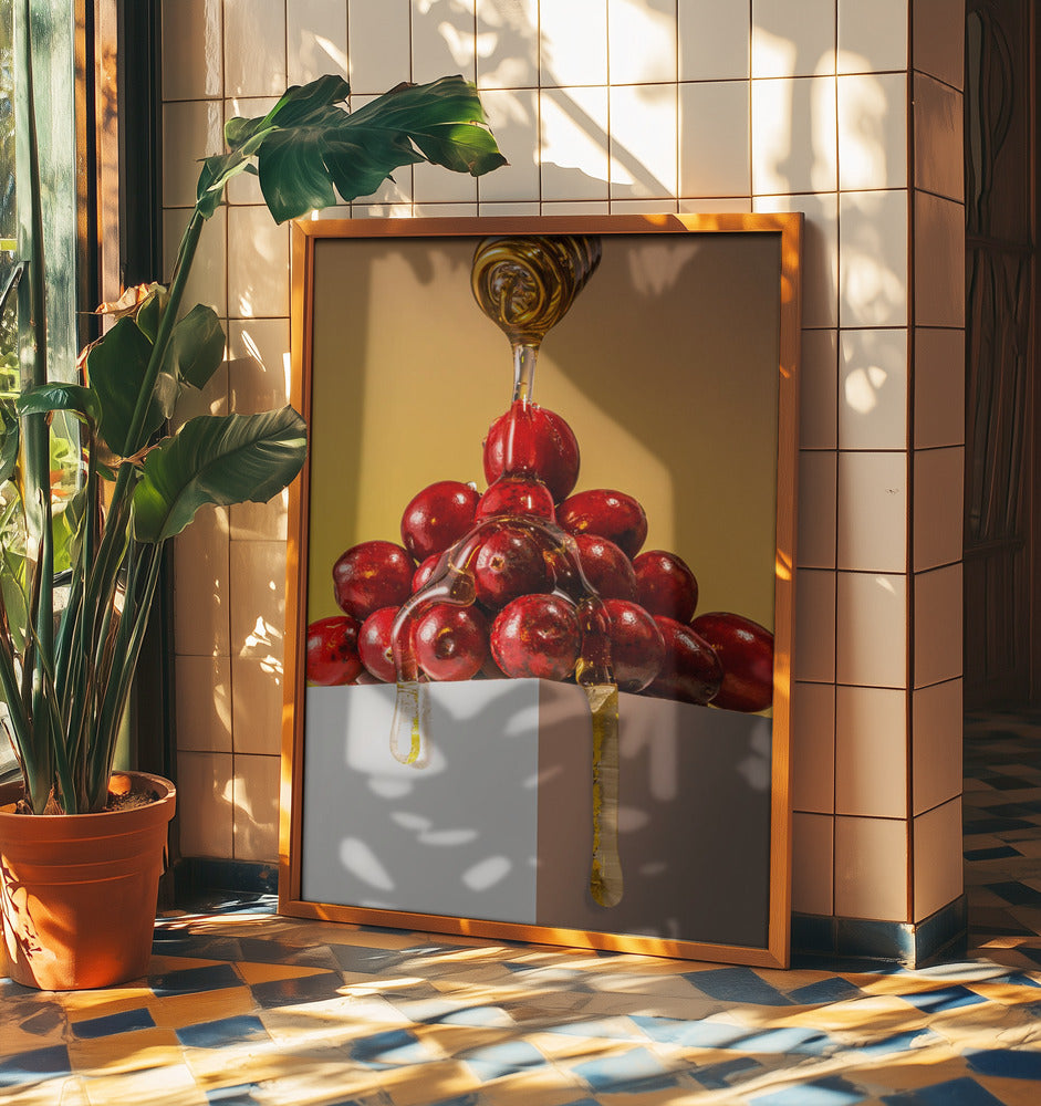 Cranberries with honey | Poster