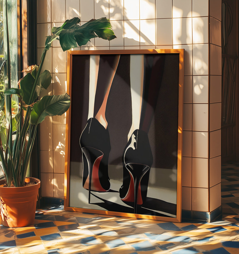Sleek Stiletto Strut | Poster