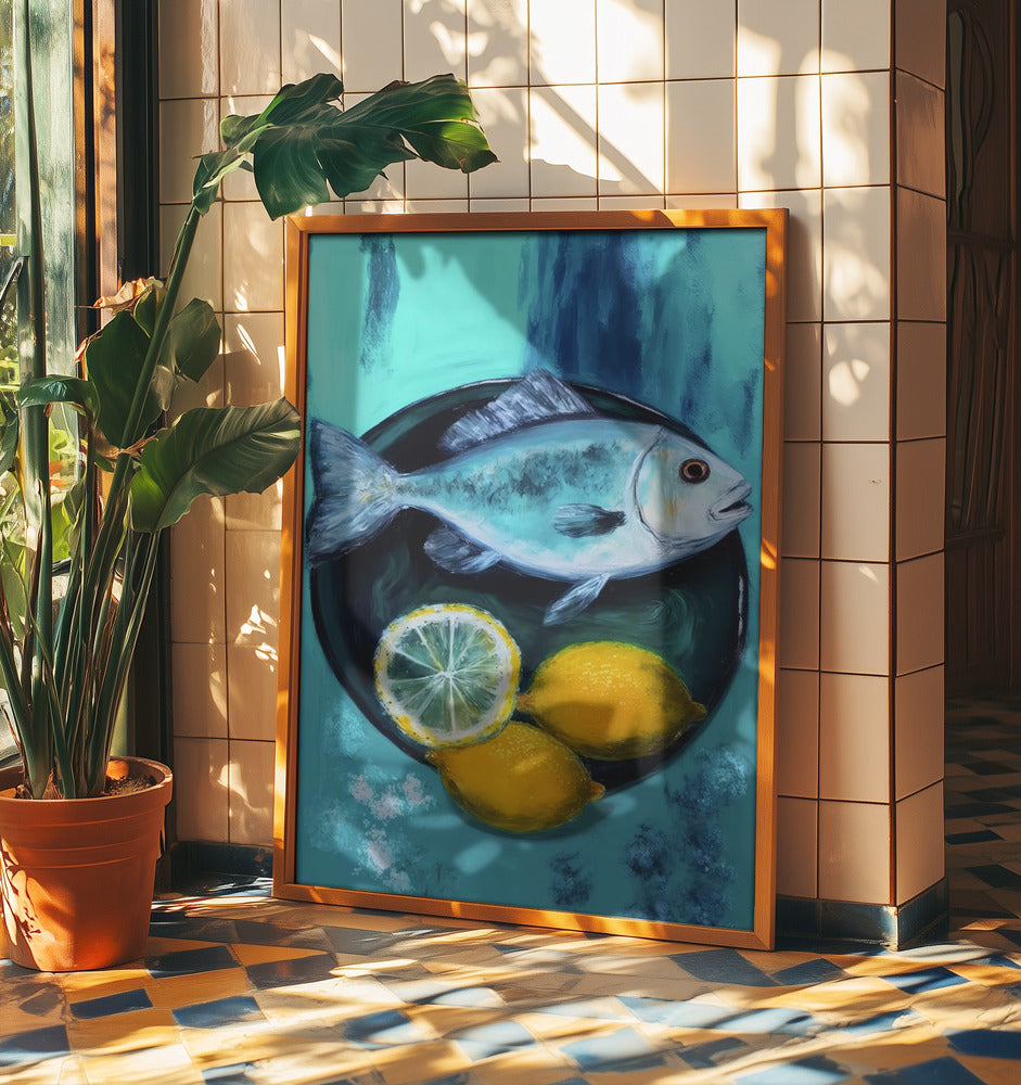 En fiskplatta | Poster