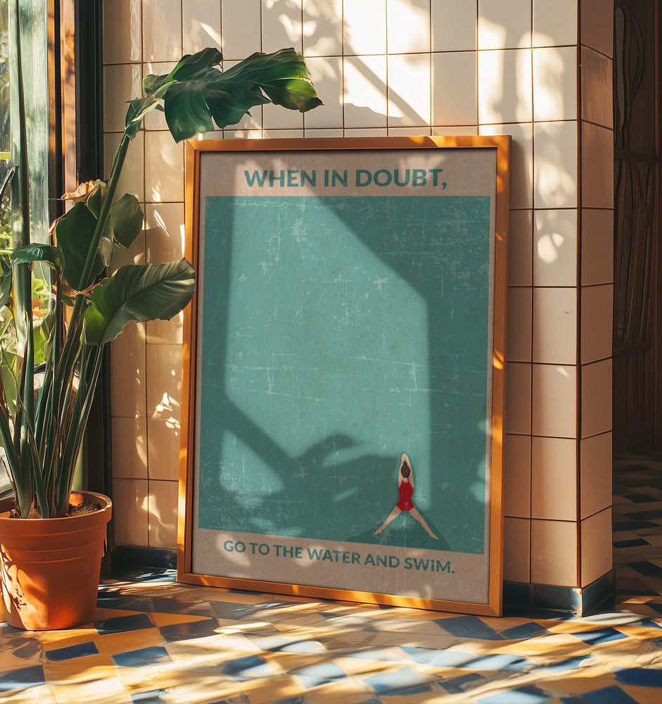 Öppet vatten standard väggkonst | Poster