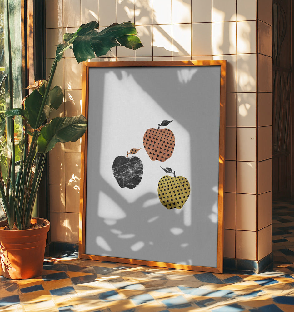 Scandi Apples | Poster