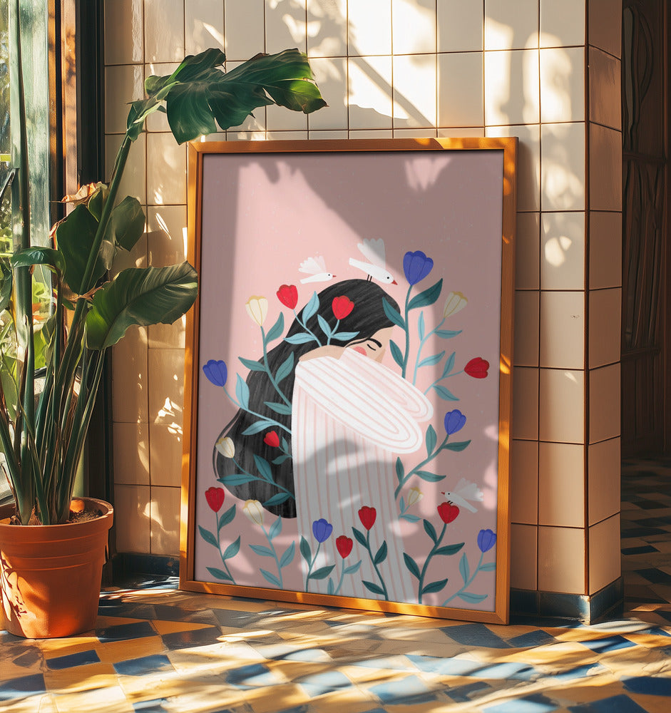 Blommor och stillhet | Poster
