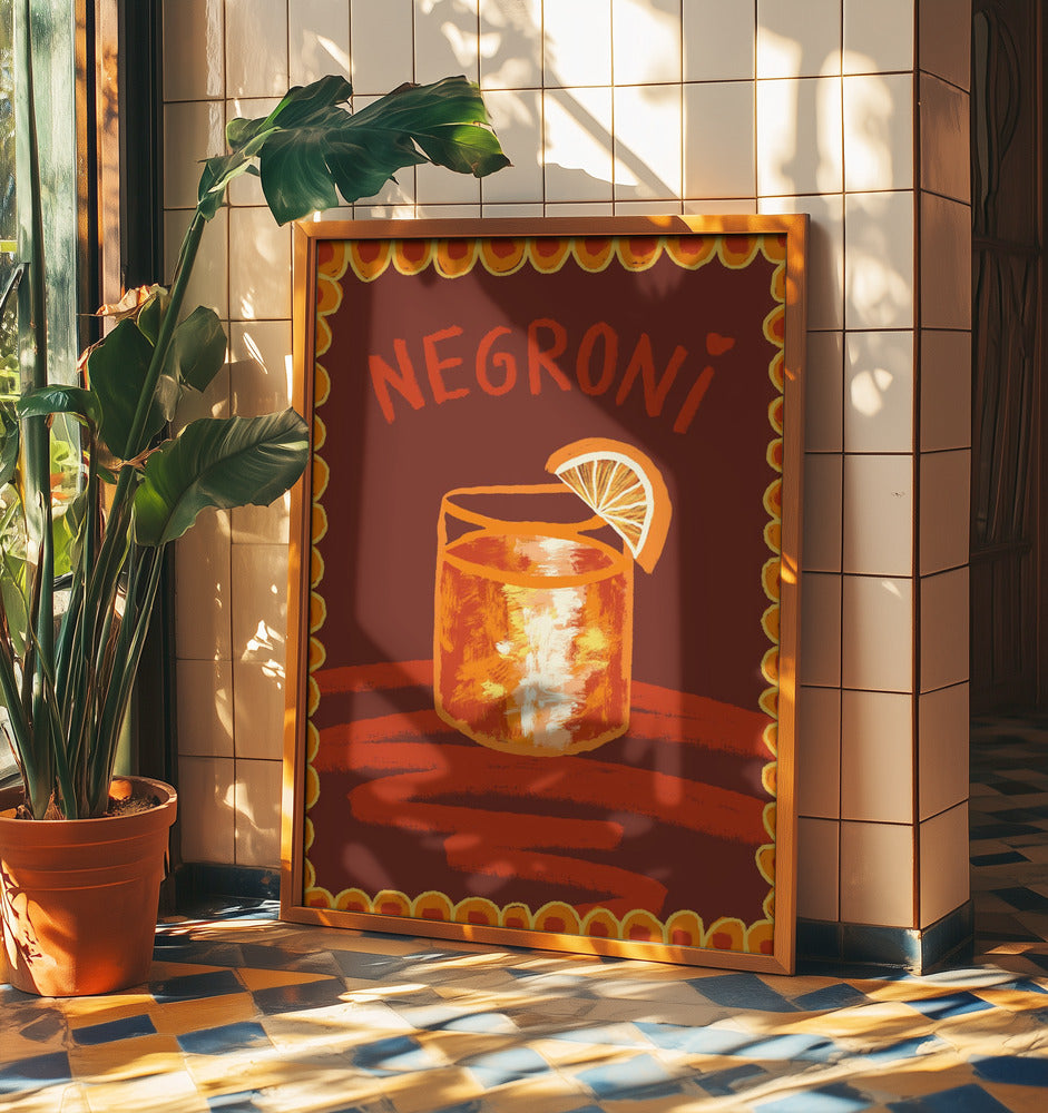 Cocktail Negroni | Poster