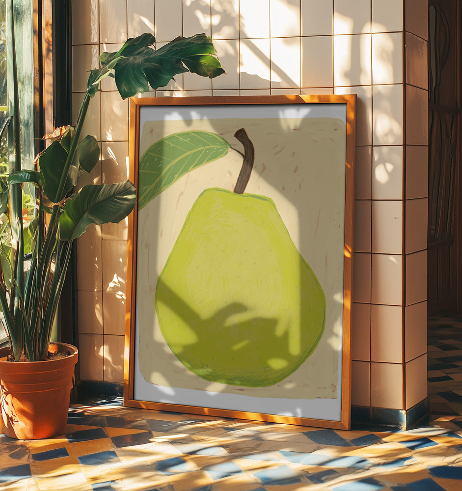 Big green pear | Poster