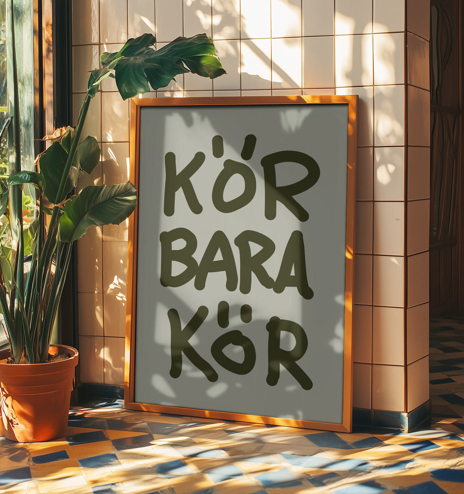 Lauf, einfach lauf | Poster - Kunstdruck