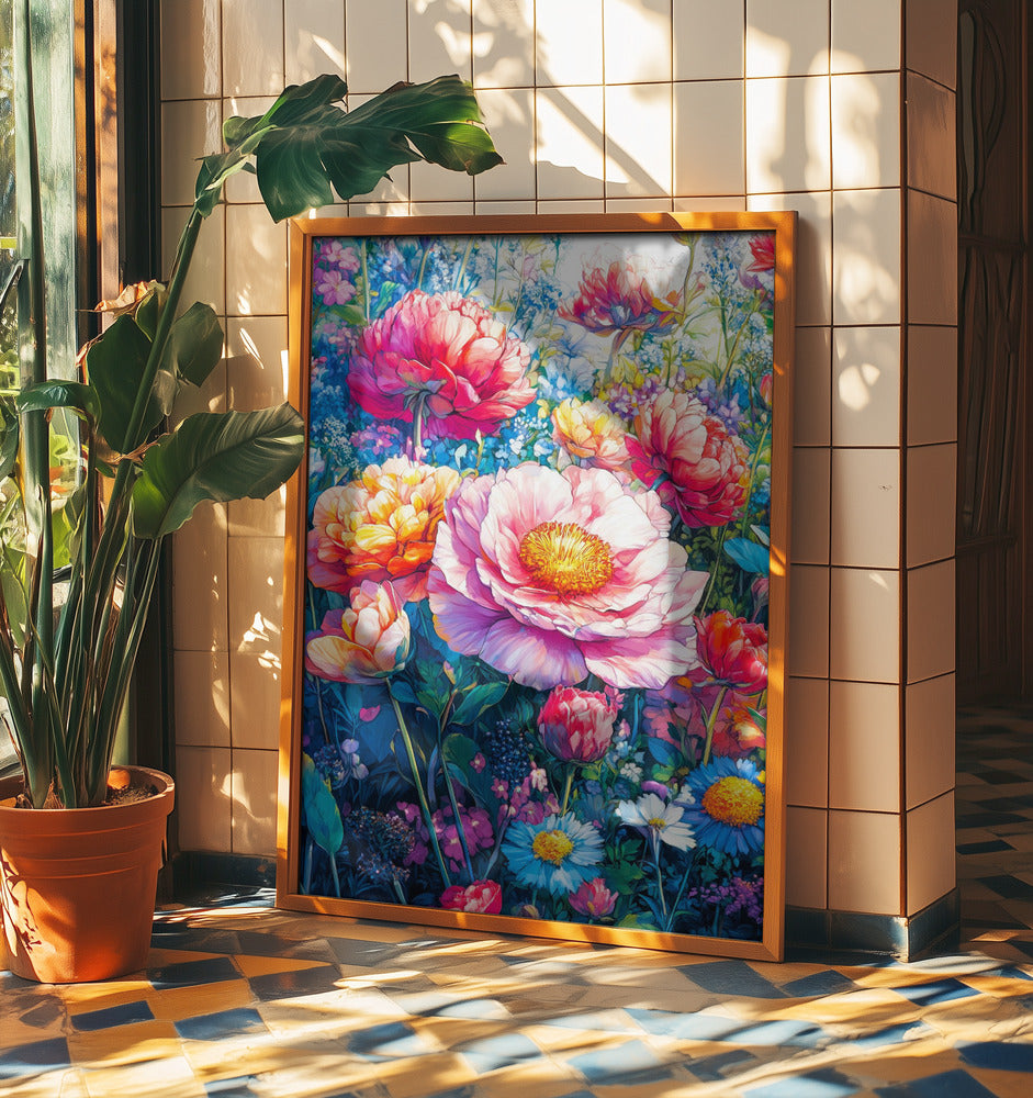 Wildflower Meadow Evergreen Flowers | Poster