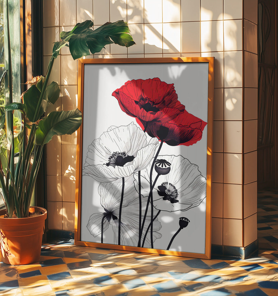 Evergreen Graphic Floral | Poster