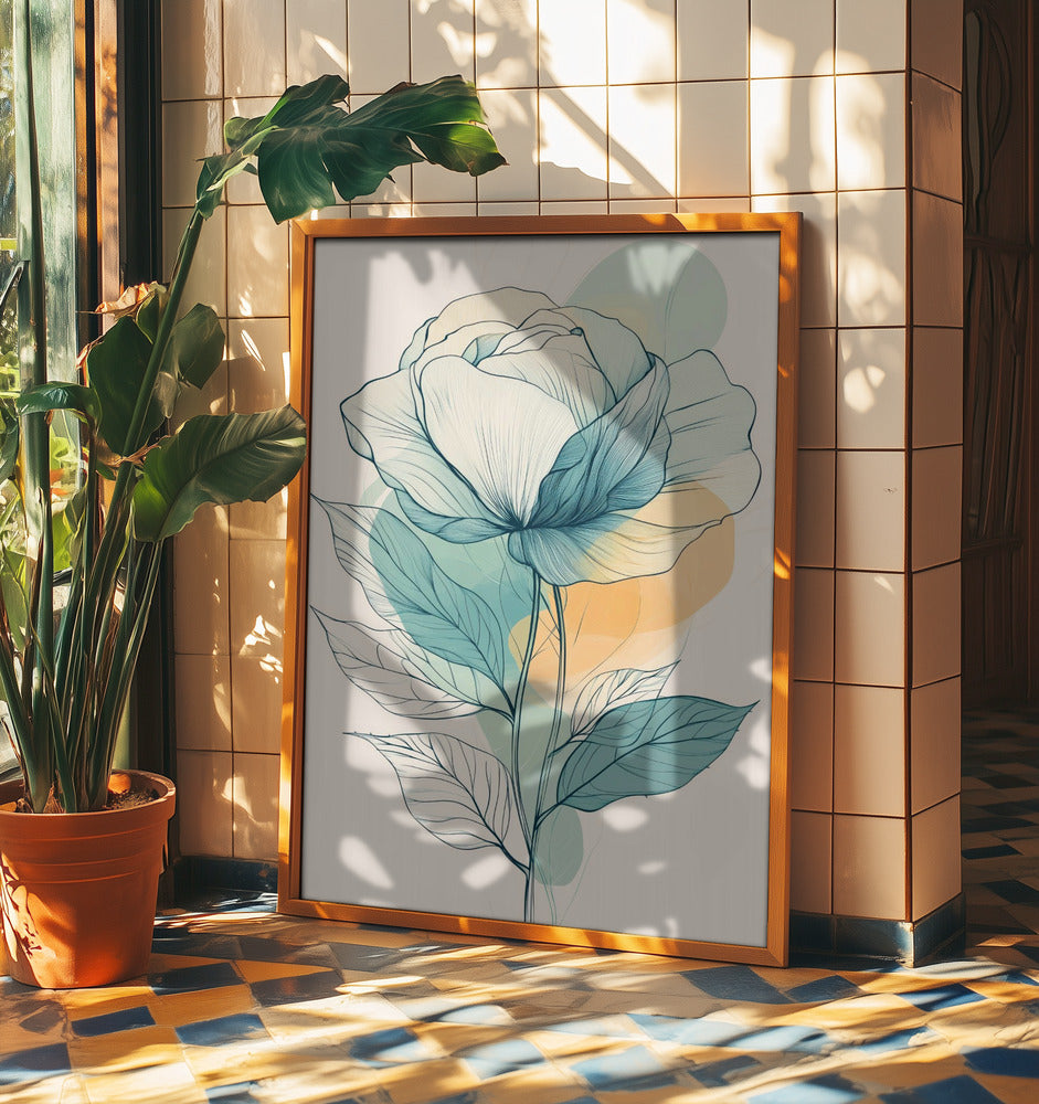 Evergreen Graphic Floral | Poster