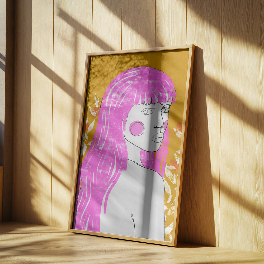 Pink Whisper Gaze | Poster