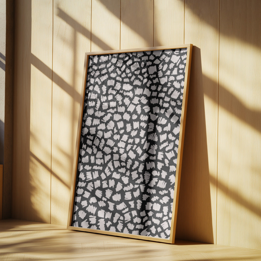 Tourbillons monochromes | Affiche