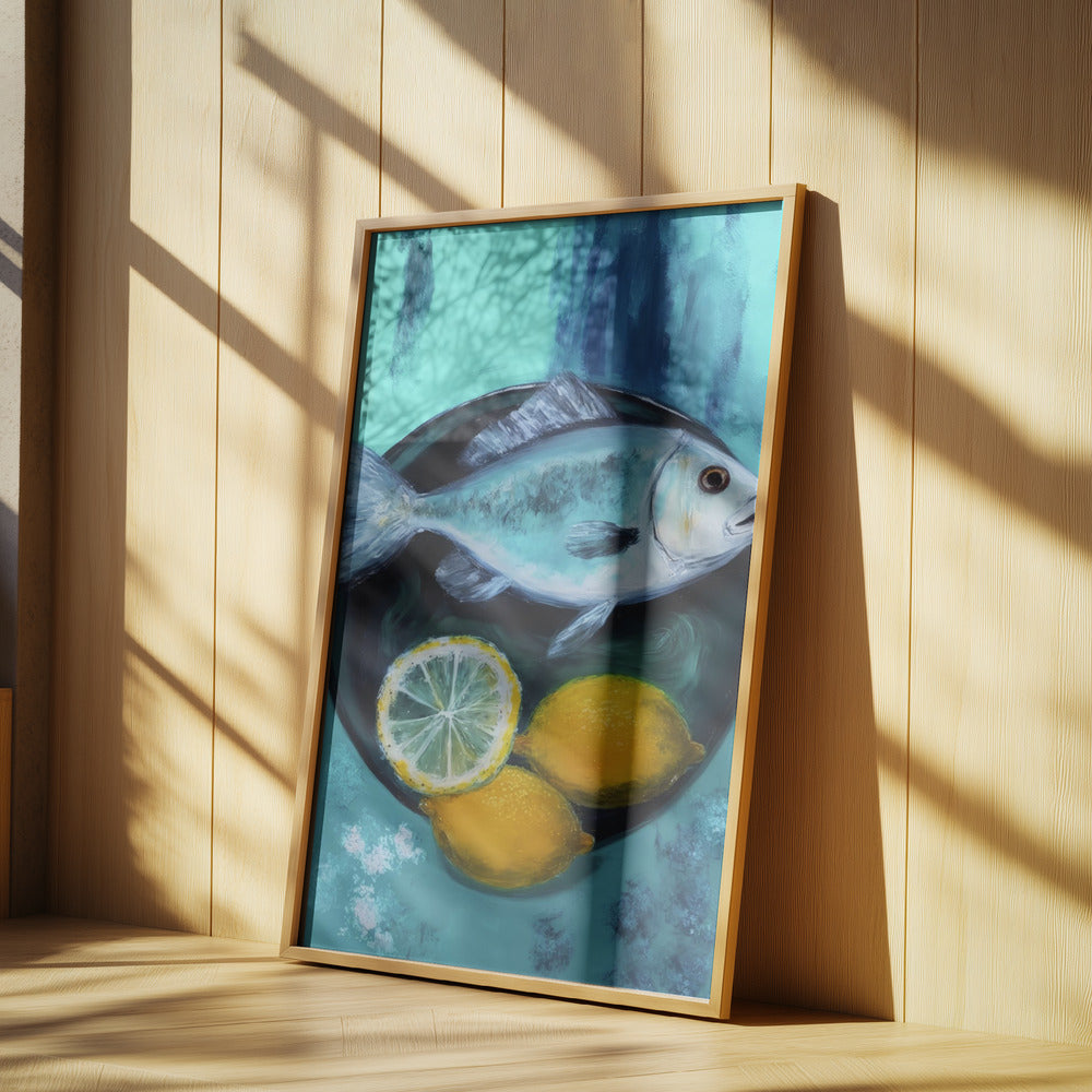 En fiskplatta | Poster