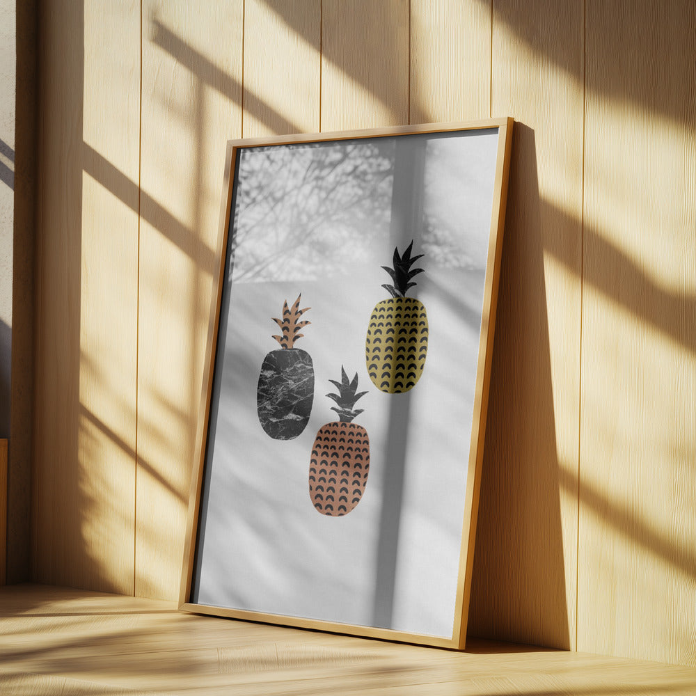 Scandi Pineapples | Poster