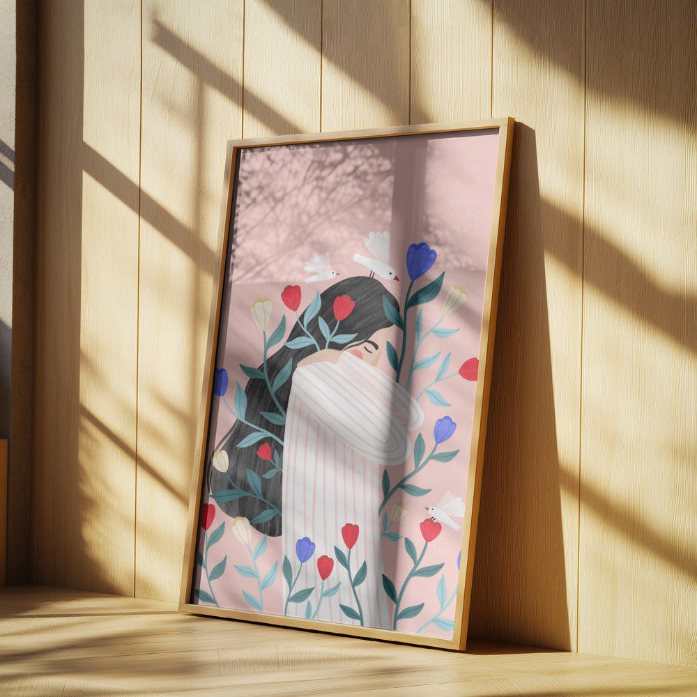 Blommor och stillhet | Poster