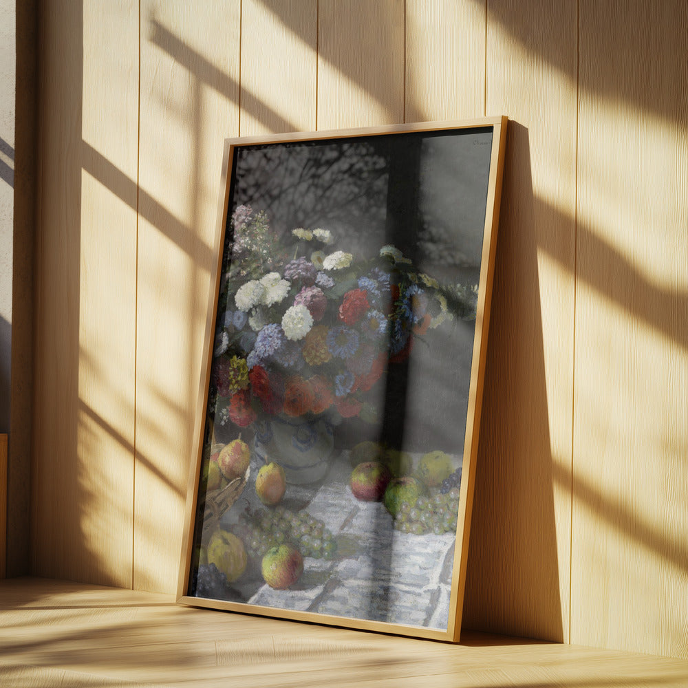 Still Life With Flowers and Fruit (1869) By Claude Monet | Poster