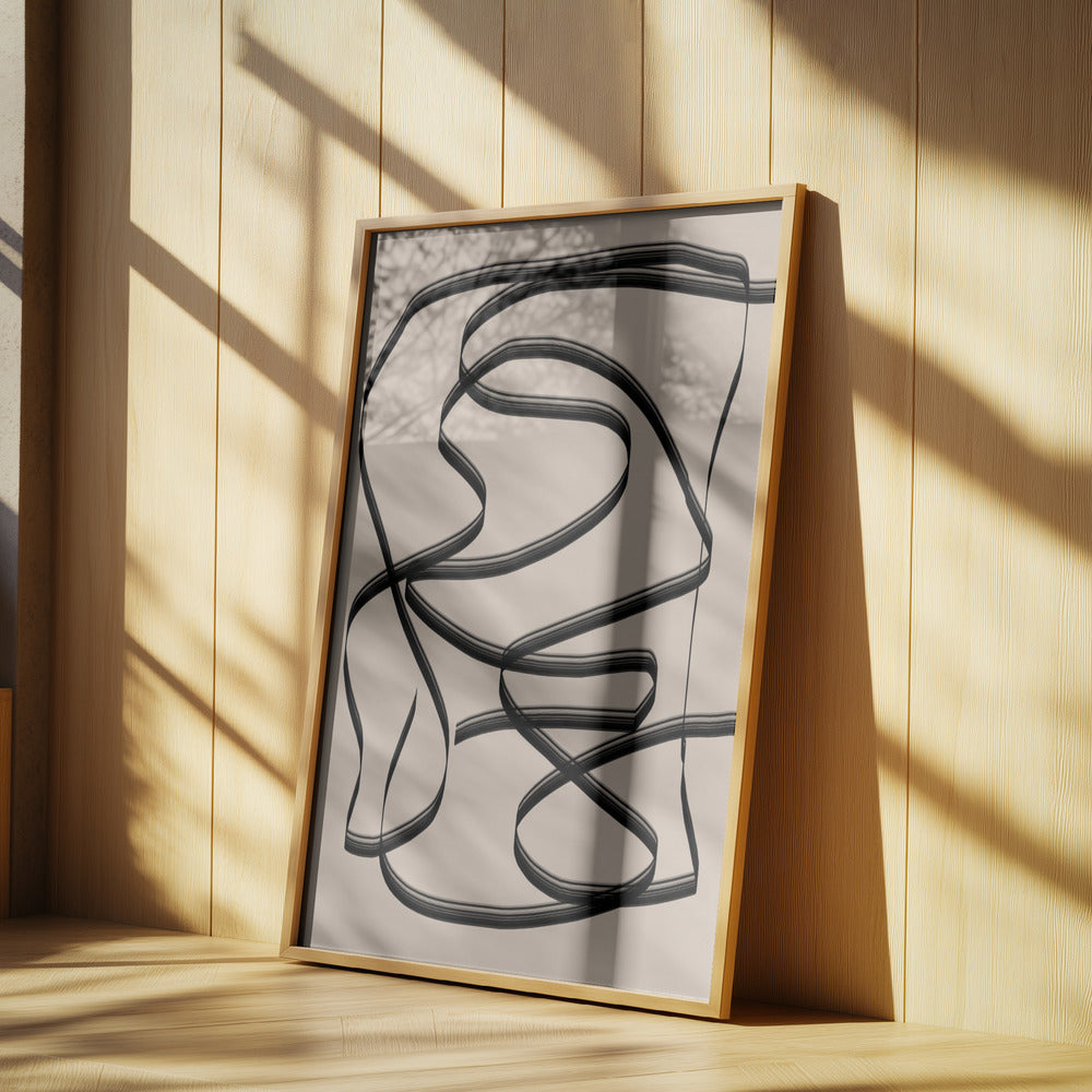 Flowing Lines Maze | Poster