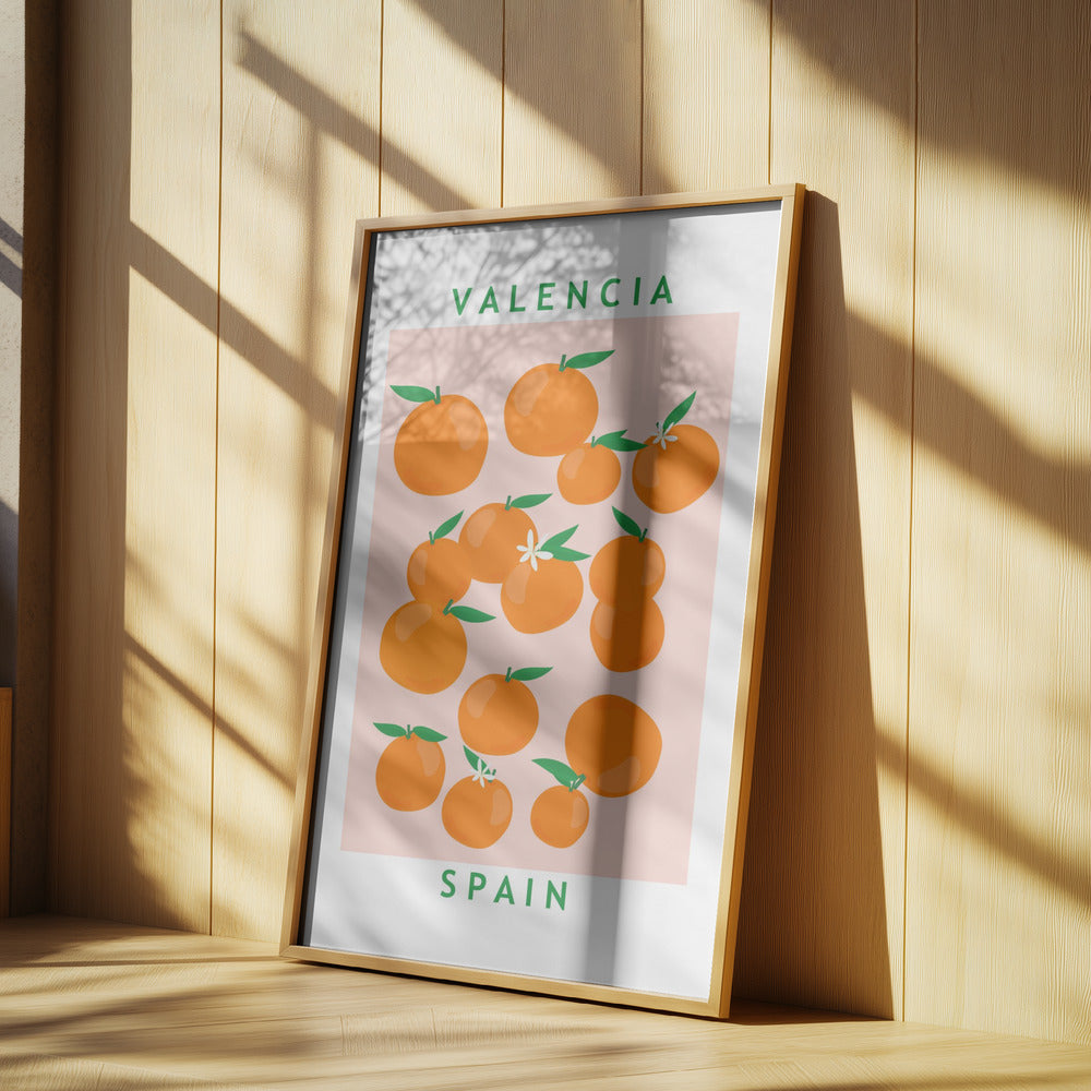 Flower Market Oranges | Poster