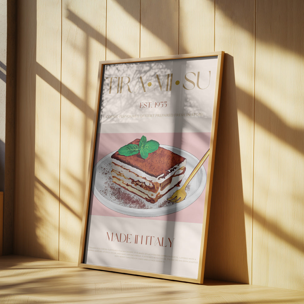 Classic Italian Tiramisu Print | Poster