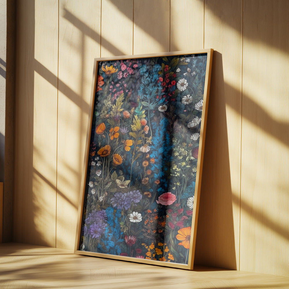 Wildflower Meadow Evergreen Flowers 93 | Poster