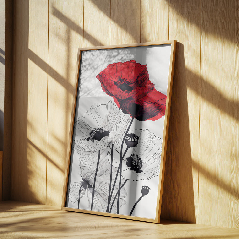 Evergreen Graphic Floral | Poster