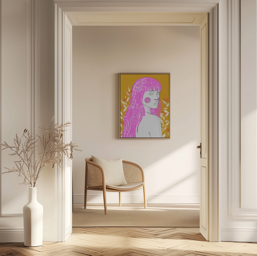 Pink Whisper Gaze | Poster