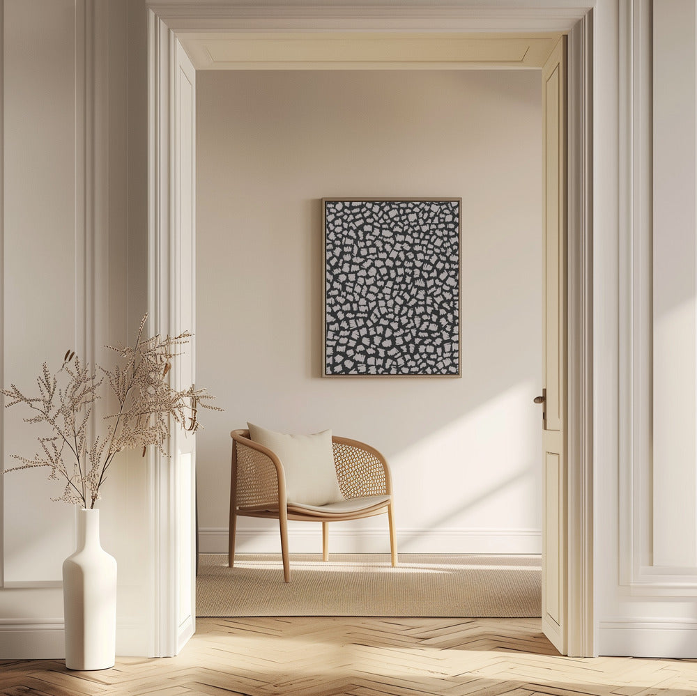 Tourbillons monochromes | Affiche